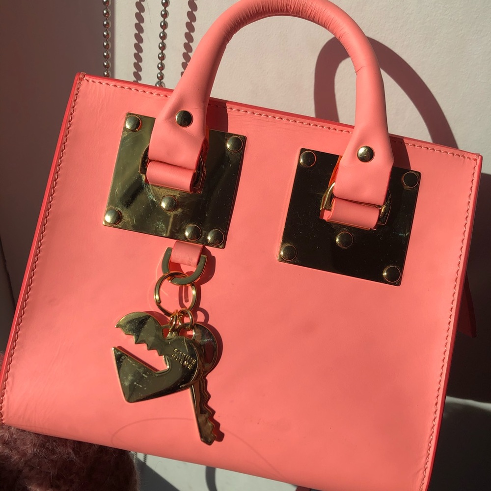 Sophie hulme mini tote crossbody bag